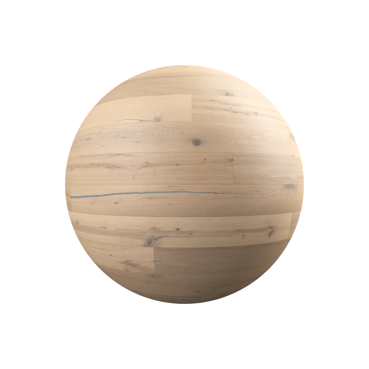 Oak floor PBR material preview sphere